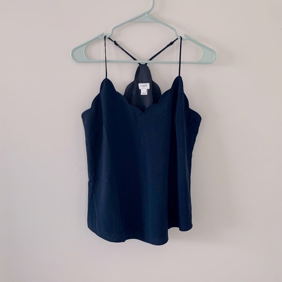 J. Crew Tops - J. Crew scalloped cami top